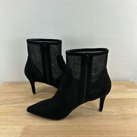 Alfani Jamari Mesh Booties- Black Mesh- Size 6.5 M- NIB - Picture 4 of 8